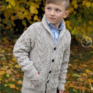Aran Crafts Cream Cable Knit Sweater